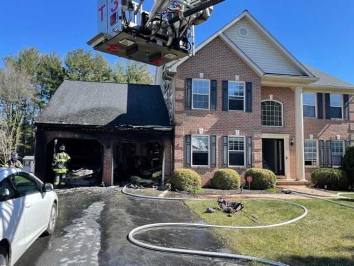 The fire broke out at 1311 Locust Lane in Bel Air.