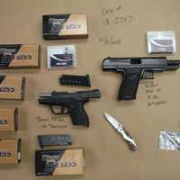 Man Caught With Semiautomatic Guns On I-84 Resists Arrest, Police Say