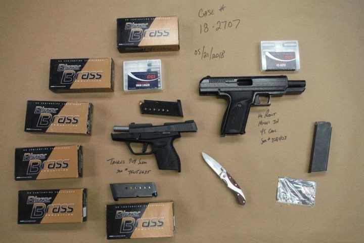 Man Caught With Semiautomatic Guns On I-84 Resists Arrest, Police Say