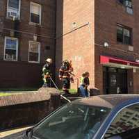 <p>Yonkers firefighters were joined by four other departments as they battled a four-alarm blaze.</p>