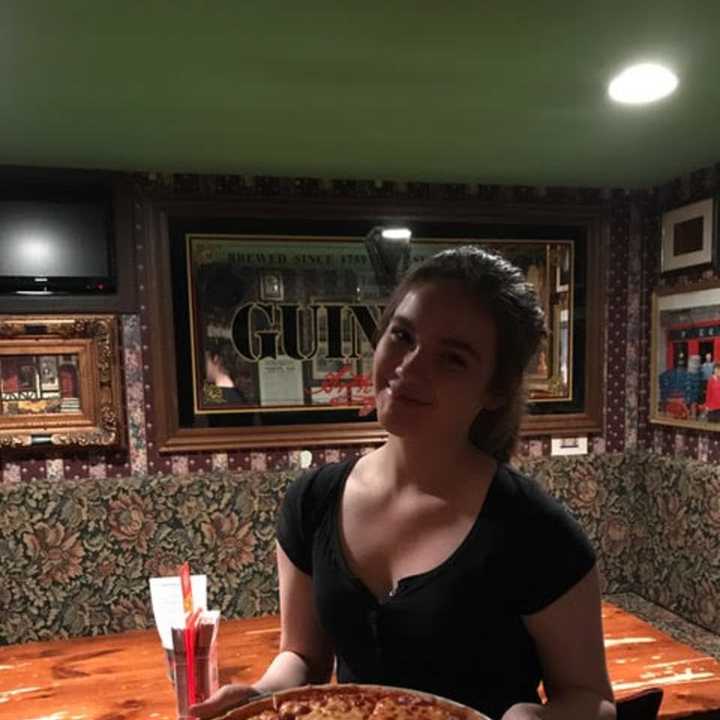 Server (and owner&#x27;s daughter) Emily Finnegan at Nanuet Hotel Restaurant.