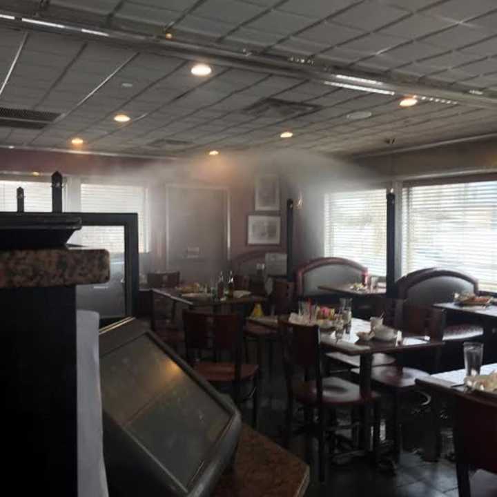 The leak at BLD Diner in Larchmont.