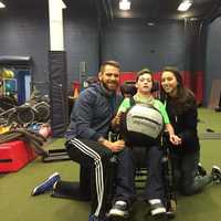 <p>A happy client at Gifted Fitness in Ramsey. Owner Russ Van Ness is on the left.</p>