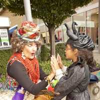 <p>Visitors take part in the fun at the Cross County Shopping Center’s annual Halloween Spooktacular event.</p>