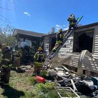 <p>The aftermath of the Harford County fire.</p>