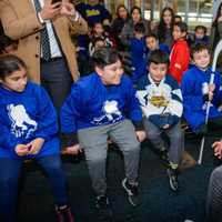 <p>Mayor Mike Spano, Yonkers Police Department and the National Hockey League Players&#x27; Association (NHLPA) gathered this week at Murray&#x27;s Skating Rink to celebrate the Yonkers Force Youth Hockey Program.</p>