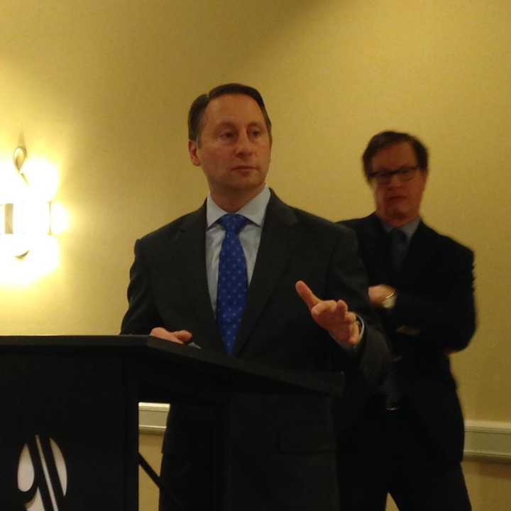 Westchester County Executive Rob Astorino announced a $1.2 billion investment for a biotechnology center in Mount Pleasant.