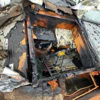 <p>Fire crews in Dutchess County worked to contain a house fire to an attic in Red Hook.</p>