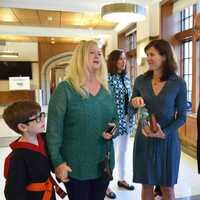 <p>New Bronxville Schools Superintendent Roy Montesano met with members of the Bronxville community during a meet-and- greet reception.</p>