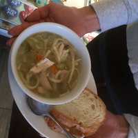 <p>Chicken noodle soup at Runcible Spoon in Nyack.</p>