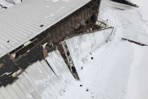 Williams Lumber & Home Center Roof Collapses From Snow In Rhinebeck