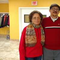 <p>Maureen Casey, Father Tull and his sister Sonia Tull reunited in Eastchester.</p>