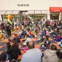 <p>Families from the area attend the Cross County Shopping Center’s annual Halloween Spooktacular.</p>