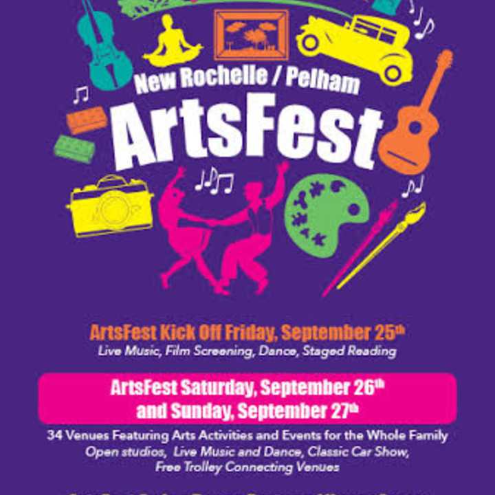 ArtsFest takes place the weekend of Sept. 25-27 in New Rochelle and Pelham.