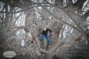 Ardsley Student Climbs To New Heights To Decorate Family Home