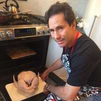 <p>Chef Matt Karp of Plates in Larchmont gets set to prep a Thanksgiving turkey.</p>