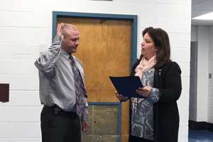 George McDermott Sworn In As North Arlington Board Of Ed President
