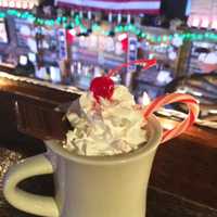 <p>Santa&#x27;s nightcap at BarBQ in Stamford.</p>