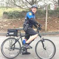 Trumbull Library, Police Holding Bike Safety Day
