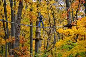 Leaf Peep From Above This Autumn At The Adventure Park In Bridgeport