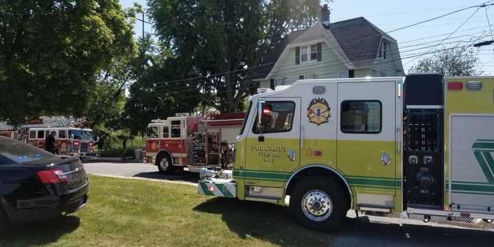 Several fire companies responded to a house fire Monday morning in Sharon Hill, Delaware County.