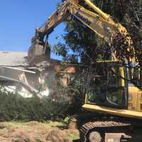 <p>A zombie home is torn down on Long Island.</p>