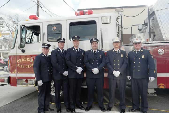New Oradell Fire Department Line Officers Sworn In
