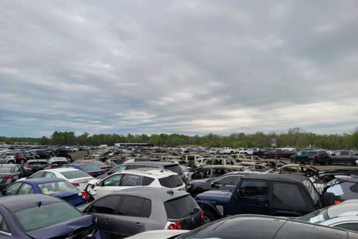 Dozens Of Vehicles Damaged By Auto Auction Lot Fire In Elkton (DEVELOPING)