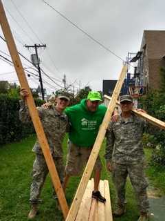 West Point Cadets Volunteer For Habitat For Humanity In Yonkers