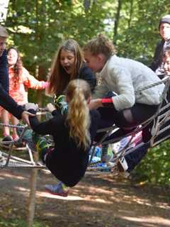 Pound Ridge Fifth-Graders Build Character Through Ropes Course