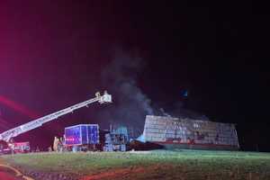 Fire Destroys Barn, Another Structure At Area Business