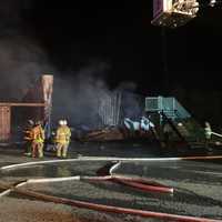 <p>A fire in Red Hook destroyed a barn and another structure.</p>