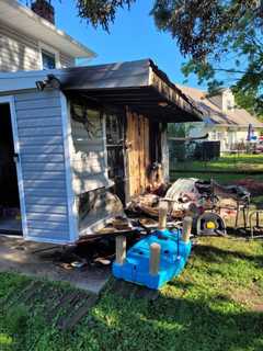 Quick-Thinking Maryland Homeowner Extinguishes House Fire With Garden Hose