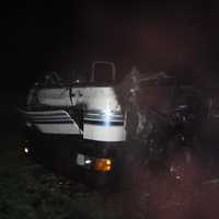 Engine Fire Causes Thousands In Damage To RV In Maryland