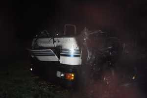 Engine Fire Causes Thousands In Damage To RV In Charles County