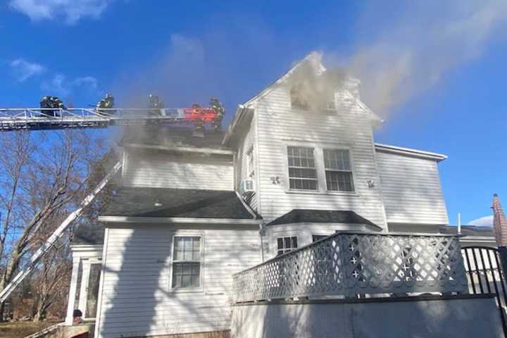 Attic Fire Heavily Damages Norwalk Home