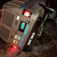 <p>The Putnam Valley Fire Department was busy responding to the crash on an early Monday morning on the Taconic Parkway.</p>