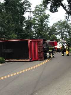 Travel Delays Continue Following Danbury Dump Truck Crash