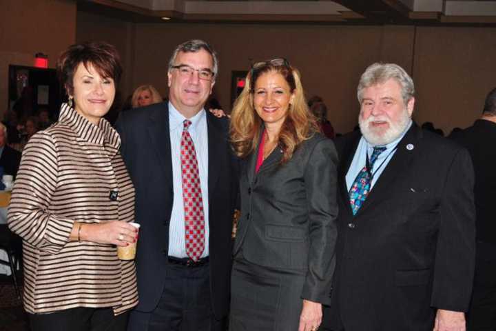 Cancer Survivor Speaks At Swim Across The Sound Breakfast In Bridgeport