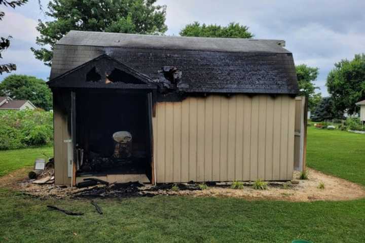 Accidental Shed Fire Causes Thousands Of Dollars In Damage For Maryland Homeowner
