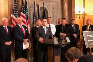 Carlucci, State Elected Officials Rally Against Parole For Brink's Convict