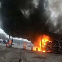 Car Carrier Goes Up In Flames In Cecil County: Fire Marshal