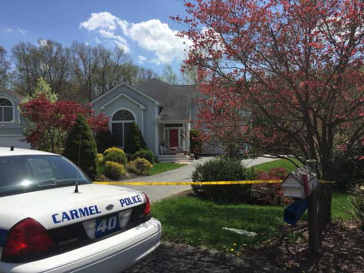 The scene of the homicide in Mahopac.