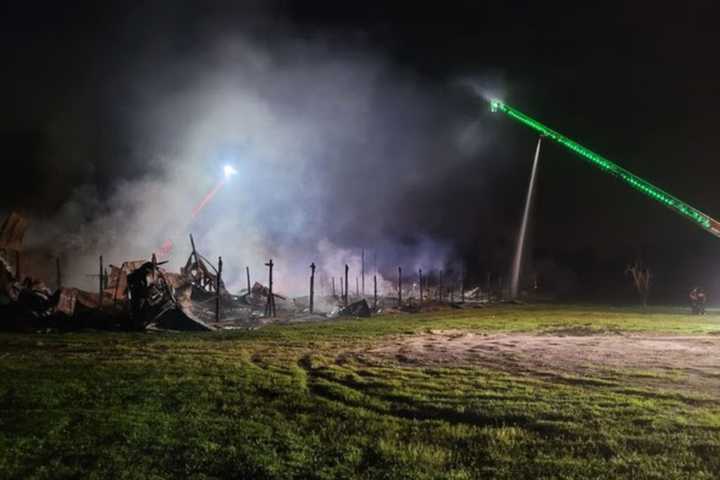 Equestrian Barn Destroyed By Blaze In Maryland: Fire Marshal