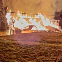 <p>The fire destroyed the barn and killed 20 goats.</p>