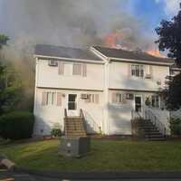Three-Alarm Townhouse Fire Spreads Quickly In Danbury