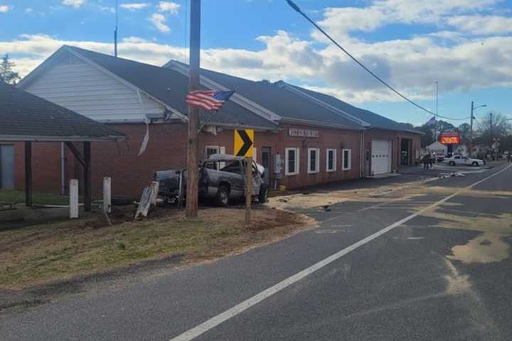 Driver Killed In Fiery Crash Outside Maryland Firehouse