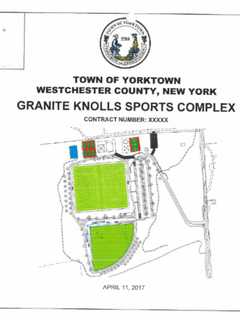 Yorktown Town Board Advertising Bids For Granite Knolls Sports Complex