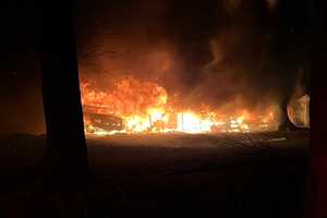 Dogs Killed, Family Displaced By Two-Alarm Washington County Barn Blaze: Fire Marshal
