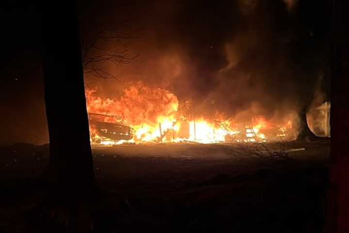 Dogs Killed, Family Displaced By Two-Alarm Washington County Barn Blaze: Fire Marshal